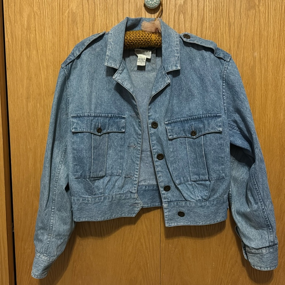 Vintage Banana Republic Denim Safari Jacket